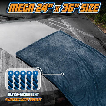 Prosop auto multifuncțional din microfibră, țesătură împletită, 80% poliester / 20% poliamidă, 140 g, Fără urme, Îngroșat, Uscare rapidă, Imprimare logo disponibil