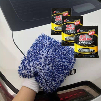Rukavice na čistenie auta s dvojstranným hrubým Chenille – vlna, snehová kefa, Powerful Factory