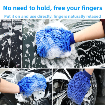 Chenille rukavice na umývanie auta Cai Run