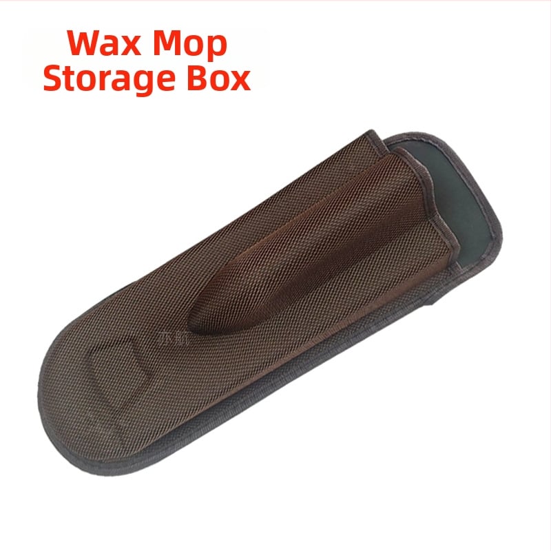 Box na skladovanie voskovej kefy pre auto – špongia + textil; značka Exhibition; odroda wax mop storage box