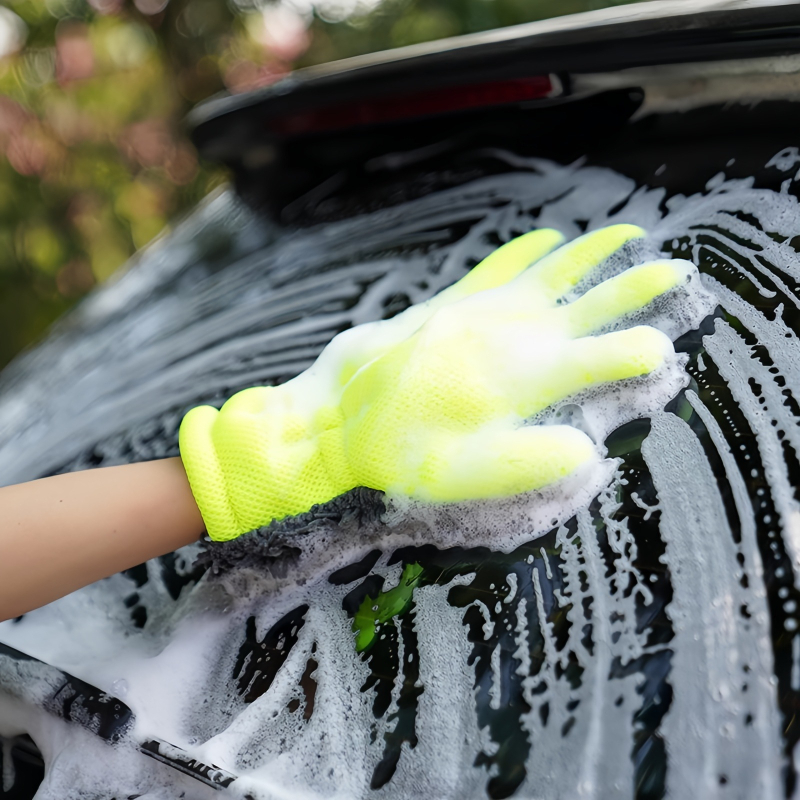 Rukavice za pranje automobila, koralni velur materijal, Weilier Shield marka, prilagodba dostupna