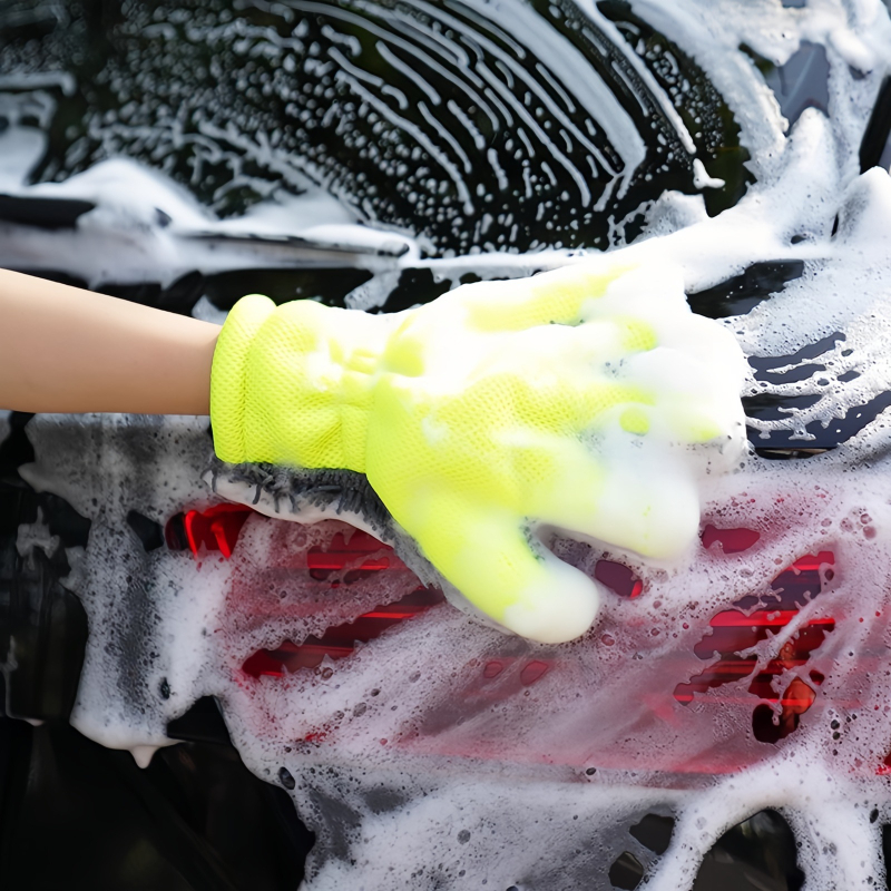 Rukavice za pranje automobila, koralni velur materijal, Weilier Shield marka, prilagodba dostupna
