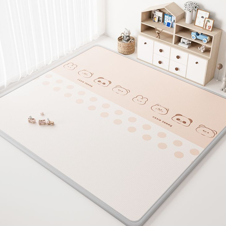 Bērnu biezs rāpošanas paklājiņš ar XPE putām, pretnolaišana, mājas lietošanai