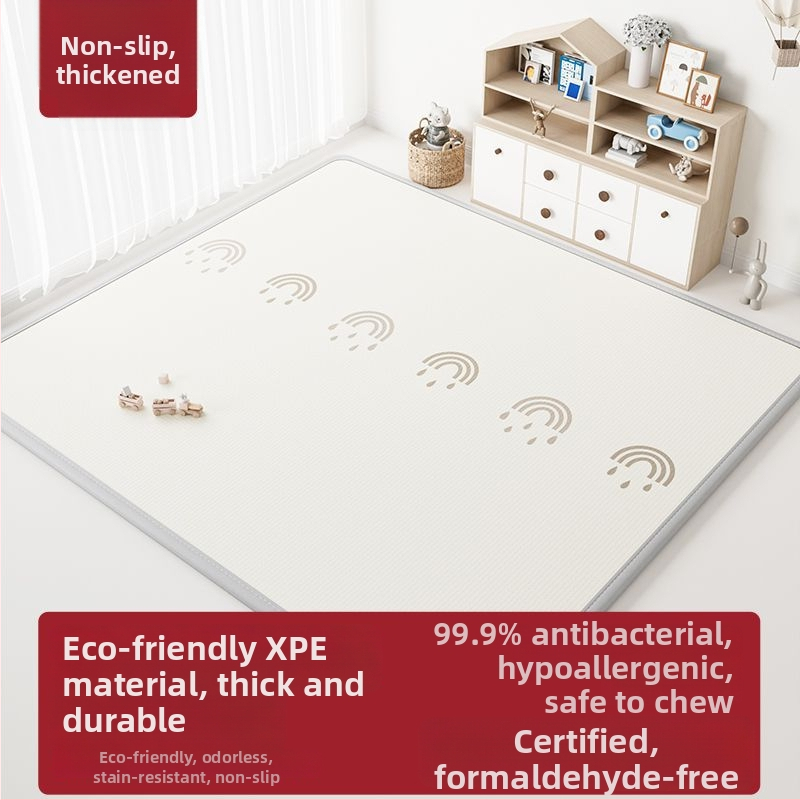 Bērnu biezs rāpošanas paklājiņš ar XPE putām, pretnolaišana, mājas lietošanai