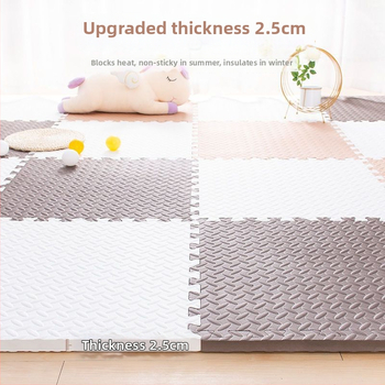 Dječji podmetač od pjenastog materijala s mjehurićima, debela puzzle podloga za puzanje, vodootporna i reziva