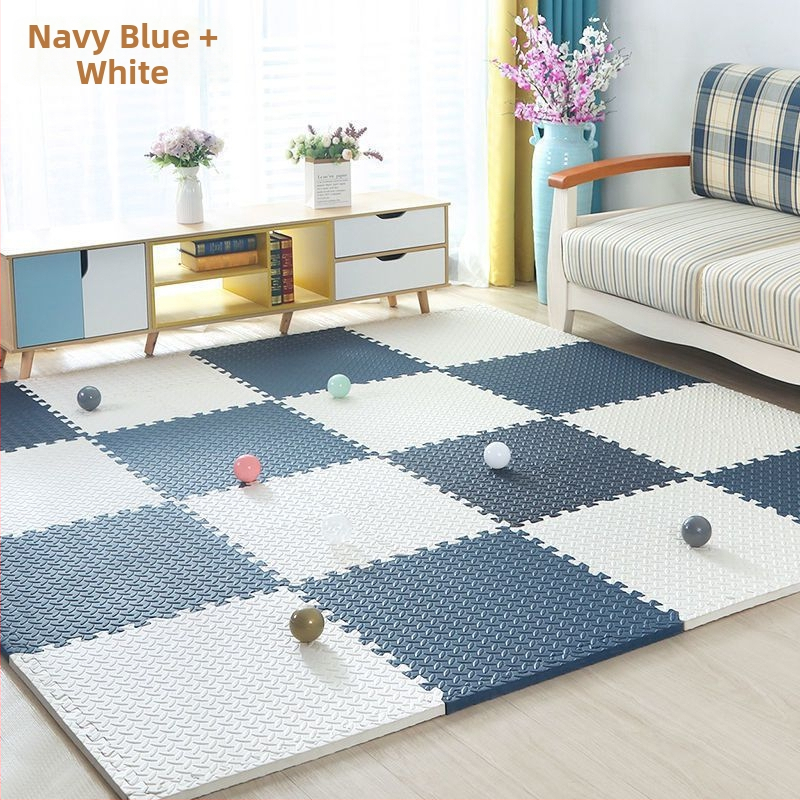 Dječji podmetač od pjenastog materijala s mjehurićima, debela puzzle podloga za puzanje, vodootporna i reziva