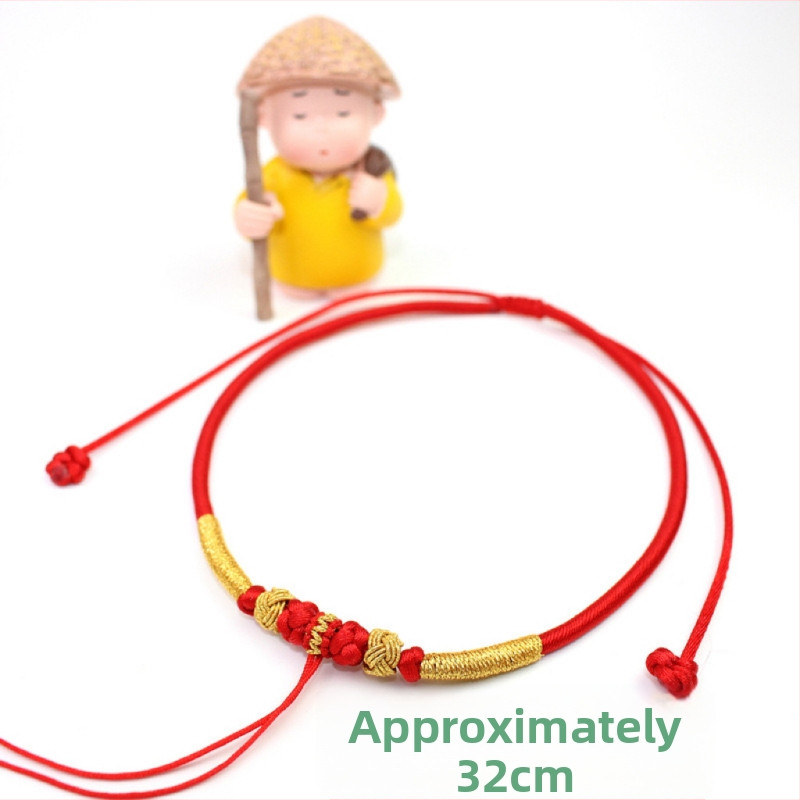 Ručne vyrobený detský náhrdelník s etnickým štýlom a golierovým reťazom, z vlákna, nastaviteľný 21–50 cm, predĺženie 11 cm a viac, bez prívesku