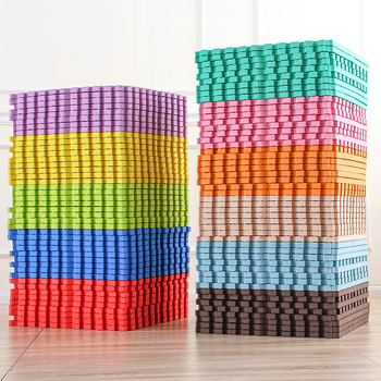 Detská puzzle podlahová matrica z EVA peny, štvorcový tvar, hrúbka 2,5 cm, čistenie vodou, do obývačky