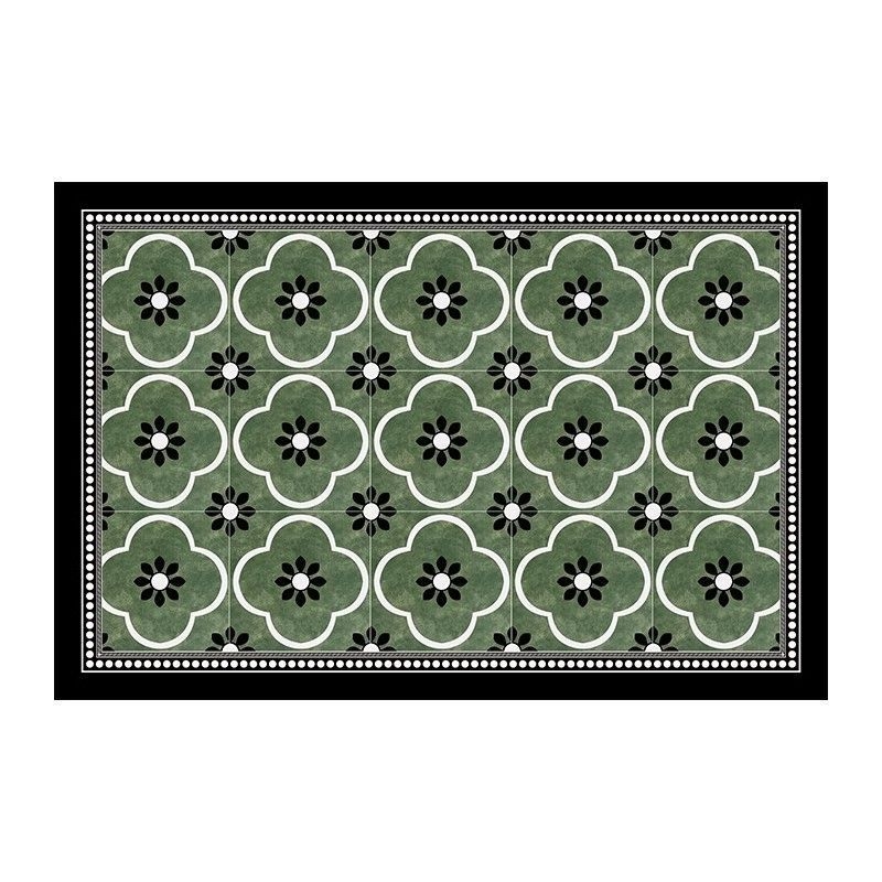 Covor de intrare din PVC, design Silk-Loop, formă pătrată, model geometric, personalizabil