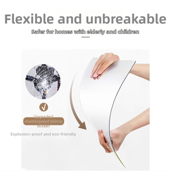 Καθρέφτης από ακρυλικό με πλαίσιο – Πολύ Διαφανής, Ανθεκτικός σε Έκρηξη, Τοίχου-Επιτοίχιος, Αυτοκόλλητος Καθρέφτης, Μοντέλο YKL, Μάρκα Youth