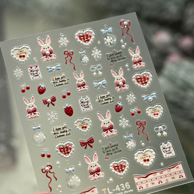 Tensor küünekunst kleepsud – ultraõhukesed ja märkamatud, lihtne stiil; mustrid: tähetud taevas, liblikad, nelja punkti täht