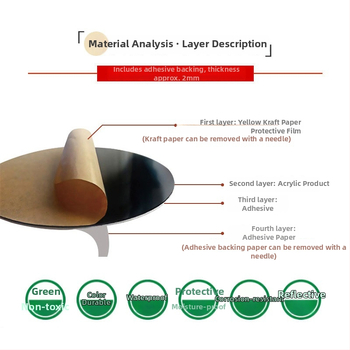 Autocolant de perete 3D din acril cu font, text, antistatice, impermeabil, set de peste 5 bucăți