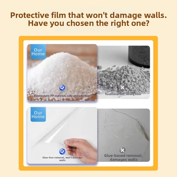 Naljepnica za zid – PP materijal, Yuepin, otporna na ulje i prljavštinu, moderni minimalistički pločasti zidni ukras