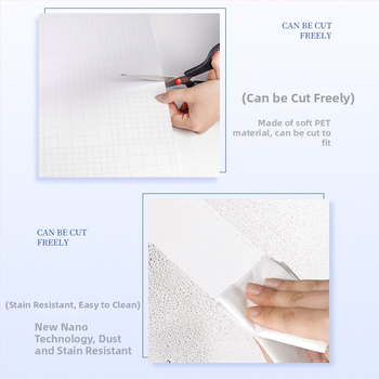 PET spoguļu plēve, pašlīmējoša, griežama, 1 gab., vienkāršs stils, guļamistabas dekors