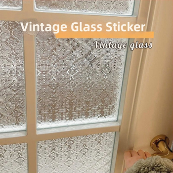 Film za zaštitu privatnosti prozora, PVC, samoljepljiv, geometrijski uzorak, kineski stil, za dnevni boravak