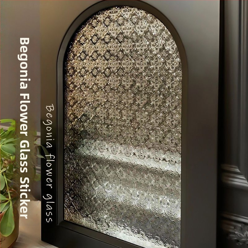 Film za zaštitu privatnosti prozora, PVC, samoljepljiv, geometrijski uzorak, kineski stil, za dnevni boravak