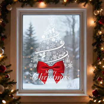 Autocolant PVC pentru uși de sticlă, model fulg de zăpadă, 1 bucată, autocolant decorativ pentru perete, stil modern minimalist