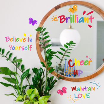 CT4056 PVC dekorativna naljepnica za zid, jednofarbni uzorak, 1 komad, moderni minimalistički stil, ravni dizajn