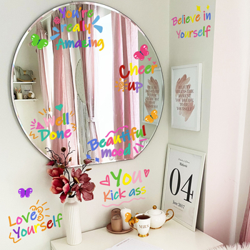 CT4056 PVC dekorativna naljepnica za zid, jednofarbni uzorak, 1 komad, moderni minimalistički stil, ravni dizajn