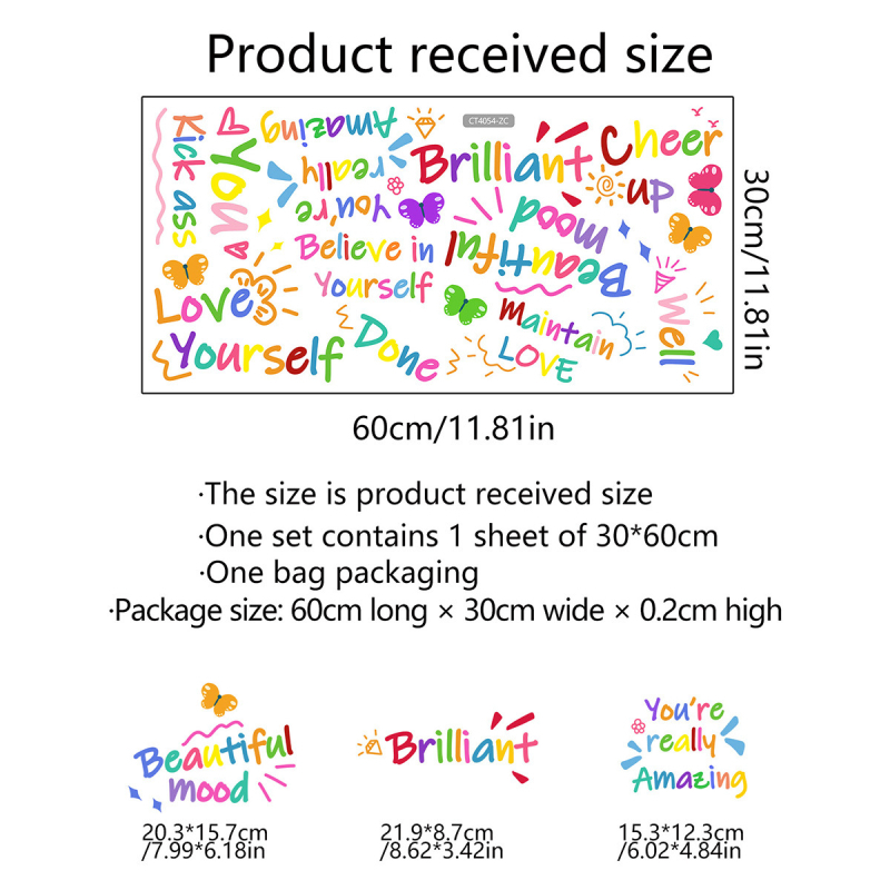 CT4056 PVC dekorativna naljepnica za zid, jednofarbni uzorak, 1 komad, moderni minimalistički stil, ravni dizajn