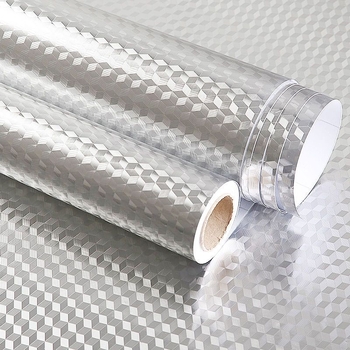 PVC naljepnica za zid za kuhinju i ormariće – otporna na ulje, vodootporna, otporna na visoke temperature; samoljepljivi dekorativni panel; jedinstven uzorak; moderni minimalistički stil; pogodna za dnevni boravak