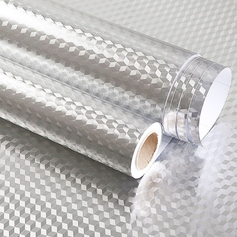 PVC naljepnica za zid za kuhinju i ormariće – otporna na ulje, vodootporna, otporna na visoke temperature; samoljepljivi dekorativni panel; jedinstven uzorak; moderni minimalistički stil; pogodna za dnevni boravak