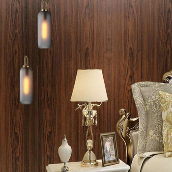 Tapet autocolant PVC cu aspect lemn pentru ușile de garderobă și mobilier – impermeabil, rezistent la mucegai, decor retro în stil neoclasic