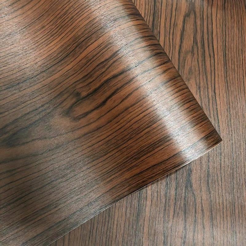 Tapet autocolant PVC cu aspect lemn pentru ușile de garderobă și mobilier – impermeabil, rezistent la mucegai, decor retro în stil neoclasic