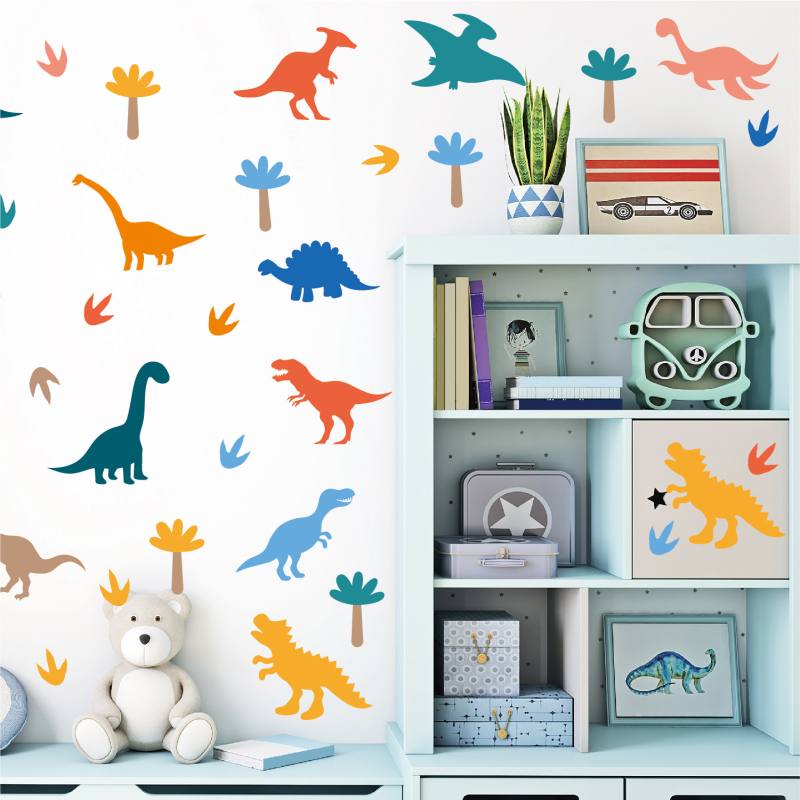 Autocolant de perete pentru camera copiilor – autoadeziv, PVC, modele cu animale drăguțe, 1 bucată, decor decorativ pentru perete