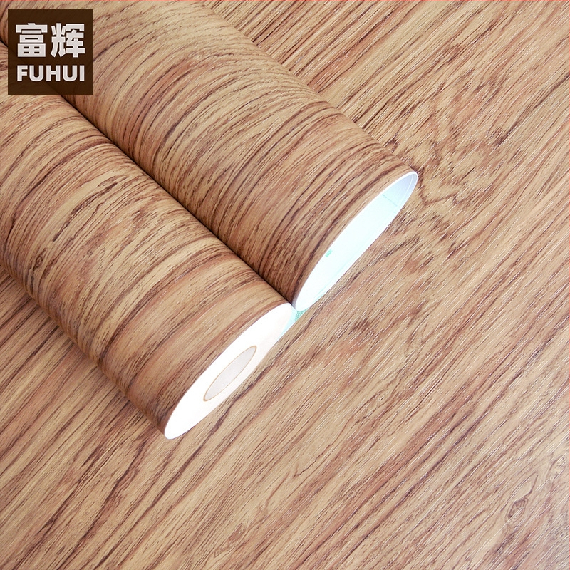 Samoljepljiva PVC tapeta s drvenim uzorkom za obnovu namještaja (PVC; samoljepljiva; novi kineski stil; poseban efekt)