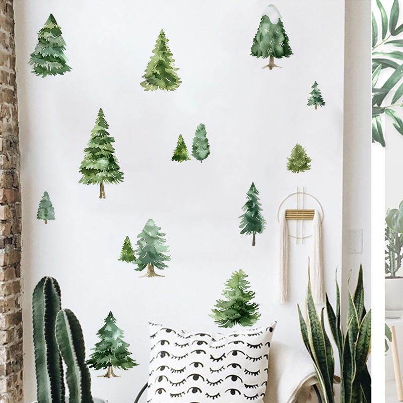 Sticker pentru perete, acrilic, Fan Fu, rezistent la apă, model 23559002645, pentru living și dormitor