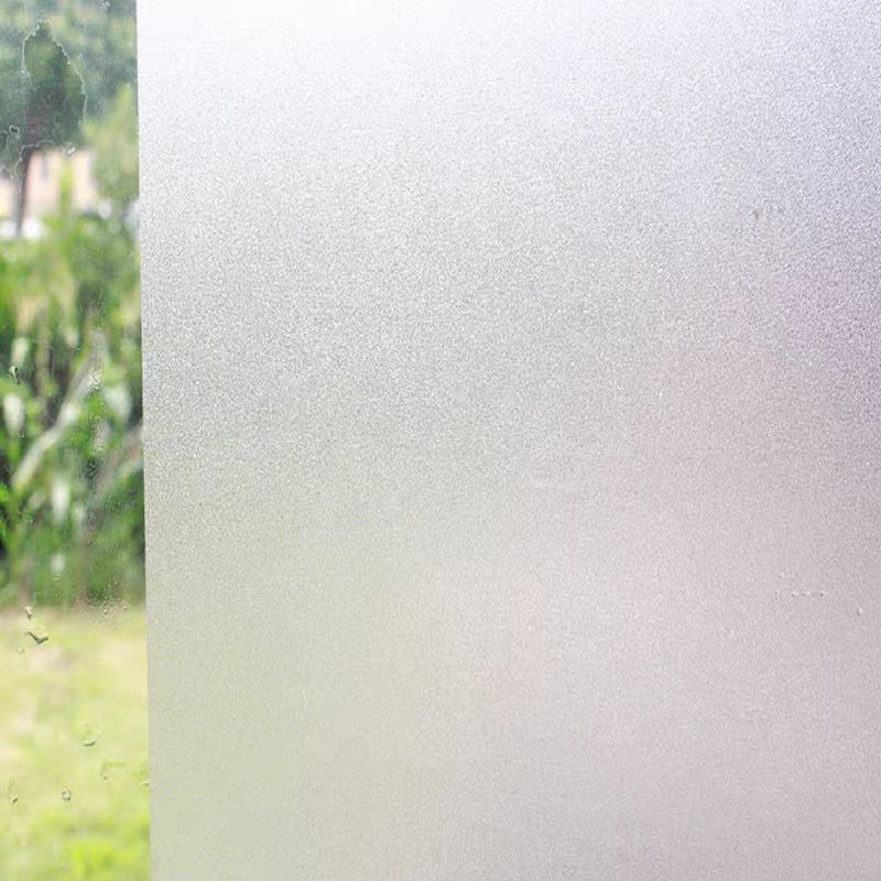 Film de intimitate pentru fereastră, PVC, autoadeziv, mat, model unic, stil chinezesc, camera de zi