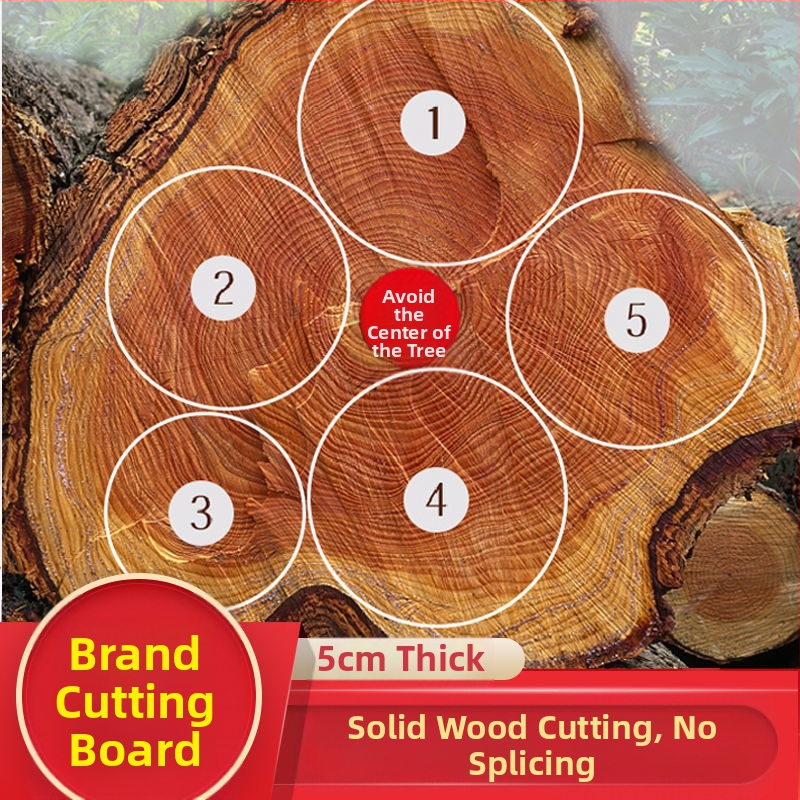 Kietos medienos pjaustymo lenta, antibakterinė, virtuvės naudojimui