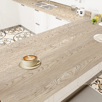 Самозалепващ тапет с дървесен модел (огнеупорен, антистатичен, антибактериален, шумоизолационен)