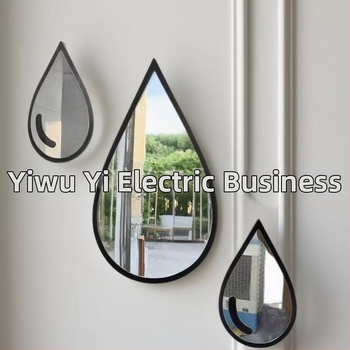 Akrila sienas spogulis, pašlīmējošs, vienkāršs stils, 1 gab., dekoratīvs dzīvojamai istabai, guļamistabai, darbistabai, vannas istabai