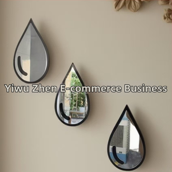 Akrila sienas spogulis, pašlīmējošs, vienkāršs stils, 1 gab., dekoratīvs dzīvojamai istabai, guļamistabai, darbistabai, vannas istabai