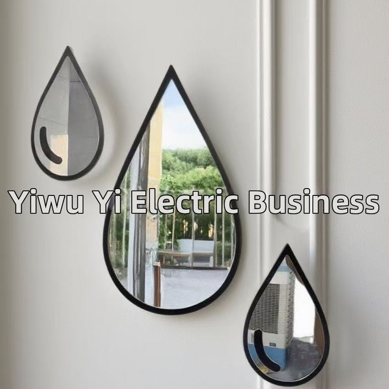 Akrila sienas spogulis, pašlīmējošs, vienkāršs stils, 1 gab., dekoratīvs dzīvojamai istabai, guļamistabai, darbistabai, vannas istabai