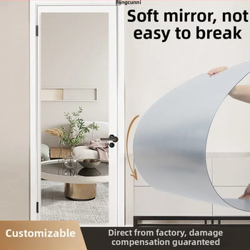 Ακρυλικό καθρέφτης μακιγιάζ, τοίχο με κολλητή εγκατάσταση, καθρέφτης περιποίησης υψηλής ευκρίνειας για ρούχα και ντουλάπα