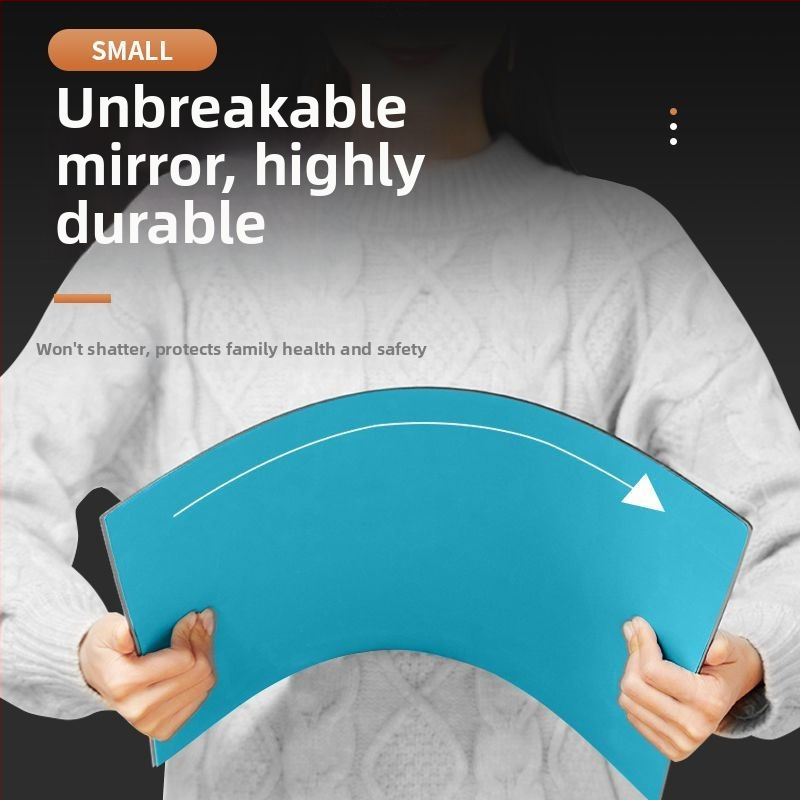 Akrilo makiažo veidrodis, sieninis lipnus tvirtinimas, aukštos raiškos veidrodis drabužiams ir garderobai