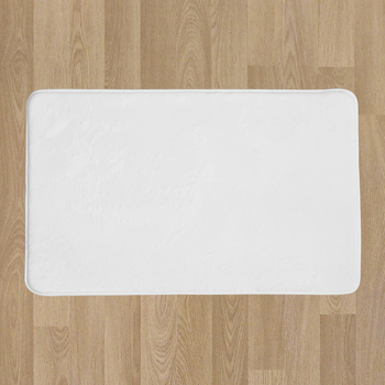 Комплект подложки за тоалетна (3 части) SM нетъкан текстил, правоъгълна форма, едноцветен, баня, персонализация налична