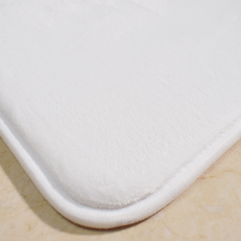 Комплект подложки за тоалетна (3 части) SM нетъкан текстил, правоъгълна форма, едноцветен, баня, персонализация налична