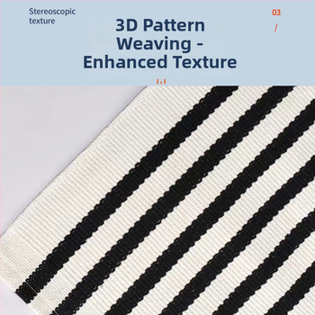 Svītru verandas paklājs, mazgājams veļas mazgājamā mašīnā, poliestera–kokvilnas maisījums, neslīdošs un izturīgs pret netīrumiem, iekšējai un ārējai izmantošanai