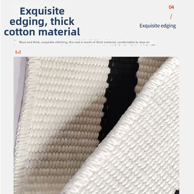 Verandas paklājs - svītrains, poliestera–kokvilnas maisījums, mazgājams veļas mašīnā, pretslīdēšana, iekšēja/ārēja lietošana