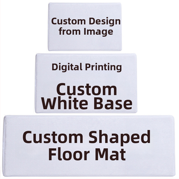 Комплект подложки за крака - полиестерно влакно - правоъгълен - солиден модел - миещи се - за всекидневна, спалня, баня и балкон