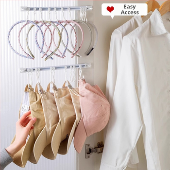 Līmējamais sienas āķis ar vairākiem āķiem, plastmasas, bez urbšanas, mūsdienīgs minimālisma dizains, slodze 5 kg