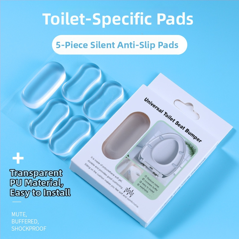 Toilet sēdekļa piederums – PU pašlīmējošā spilventiņš, universālā sērija, mūsdienīgs stils, vannas istaba