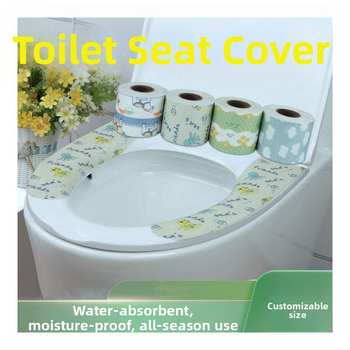 Jastučić za sjedište WC-a, antibakterijski, elektrostatično prianjanje, uzorak životinja, univerzalno za sve sezone