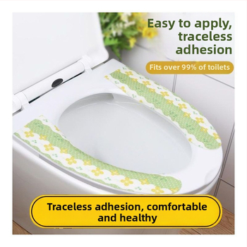 Jastučić za sjedište WC-a, antibakterijski, elektrostatično prianjanje, uzorak životinja, univerzalno za sve sezone