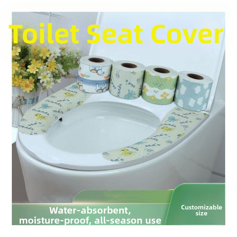 Jastučić za sjedište WC-a, antibakterijski, elektrostatično prianjanje, uzorak životinja, univerzalno za sve sezone