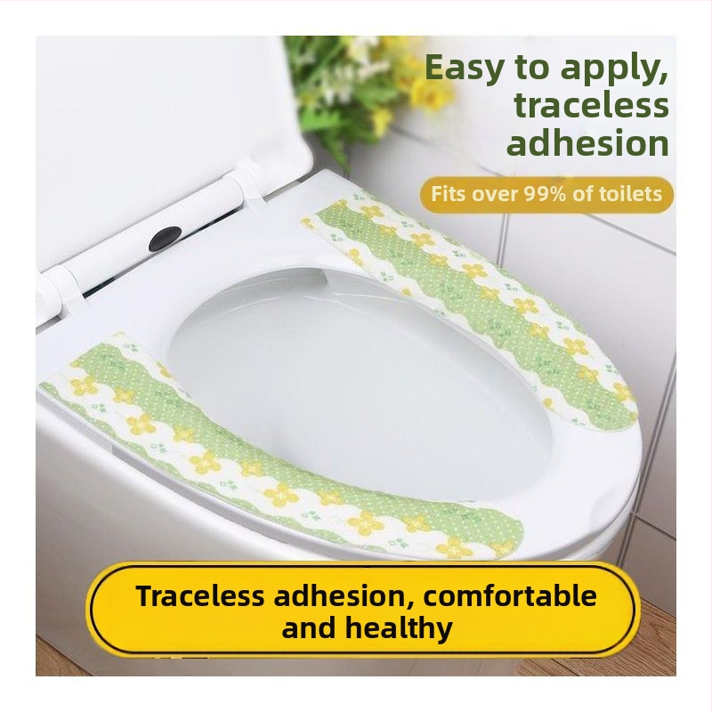 Jastučić za sjedište WC-a, antibakterijski, elektrostatično prianjanje, uzorak životinja, univerzalno za sve sezone